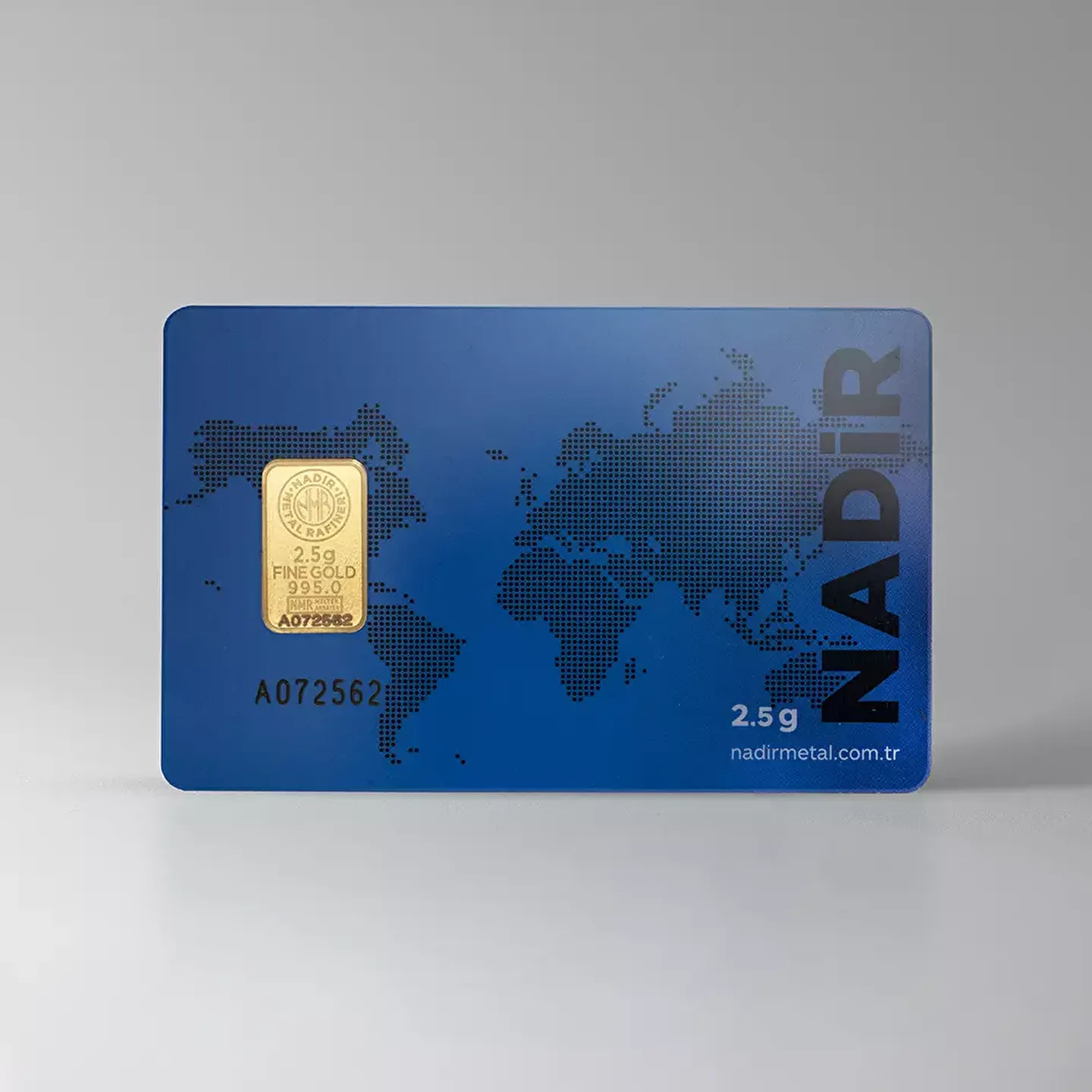 2.5 Gr Külçe Altın — Nadir Metal Rafineri 995.0 milyem sertifikalı külçe altın